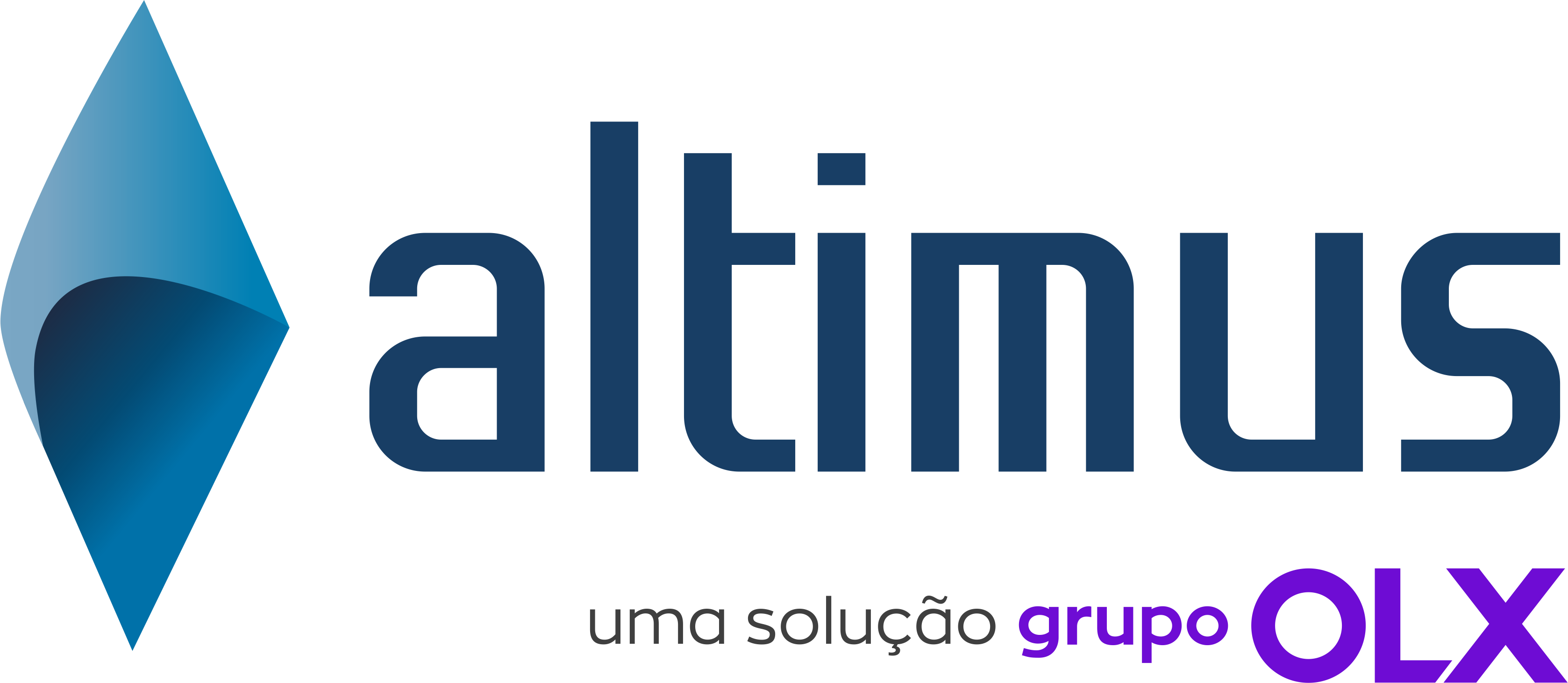 logo da empresa Altimus, responsável pelo desenvolvimento do site